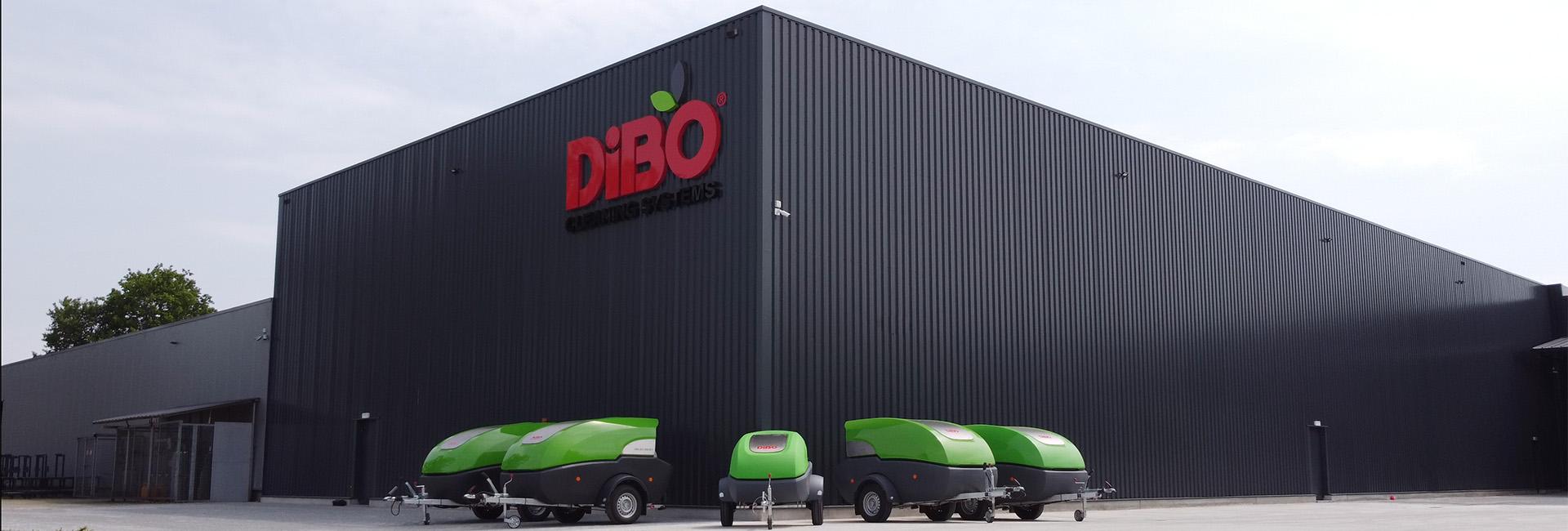 DiBO high-pressure trailers lined up for transport 