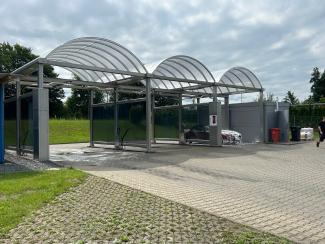 NEW 2000 D4 self car wash at Diedorf, Germany